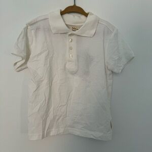 NWT Jottum Boys White Short Sleeve Polo (2T)